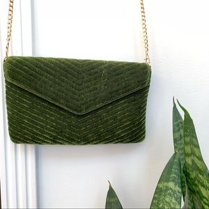 Velvet Envelope Bag